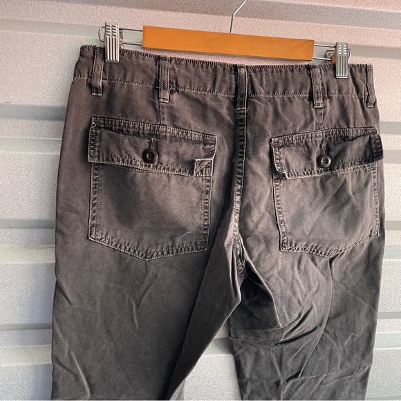 AMO army twist pant in washed black - Picture 6 of 7